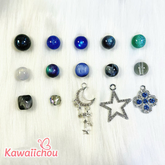 Premium Dreamy Halo Resin Beads Mix - 10/12mm