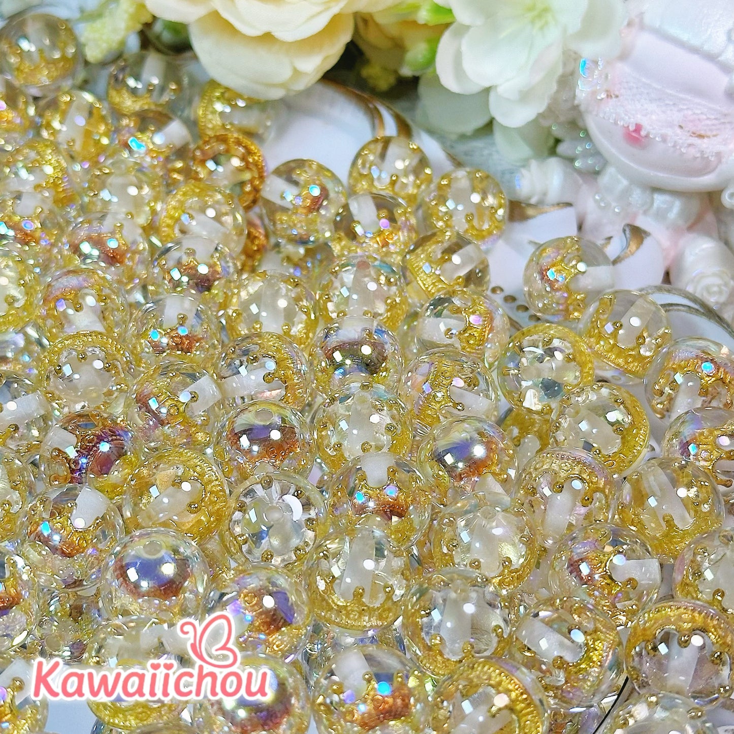 [TZ-6] 森の王冠・16mm・🫧幻想的・💖人気 ・高品質レジン