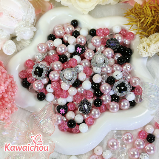 Spring Silhouette Turquoise Beads Mix - 8/10mm
