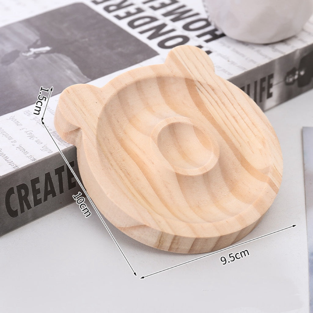 [DJ-6] DIY道具—— 木製ビーズプレート・木目は避けられないです
