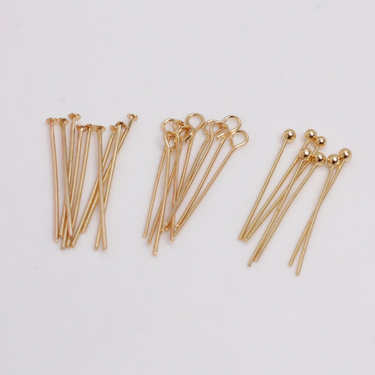 Premium Gold & Silver Plated DIY Jewelry Pins