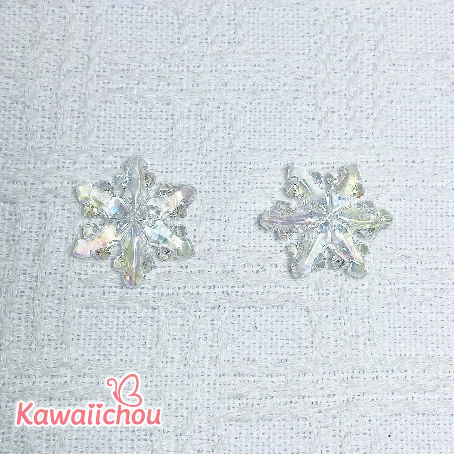 [TZ-108] 雪の結晶・27*31mm・高品質DIYレジンビーズ